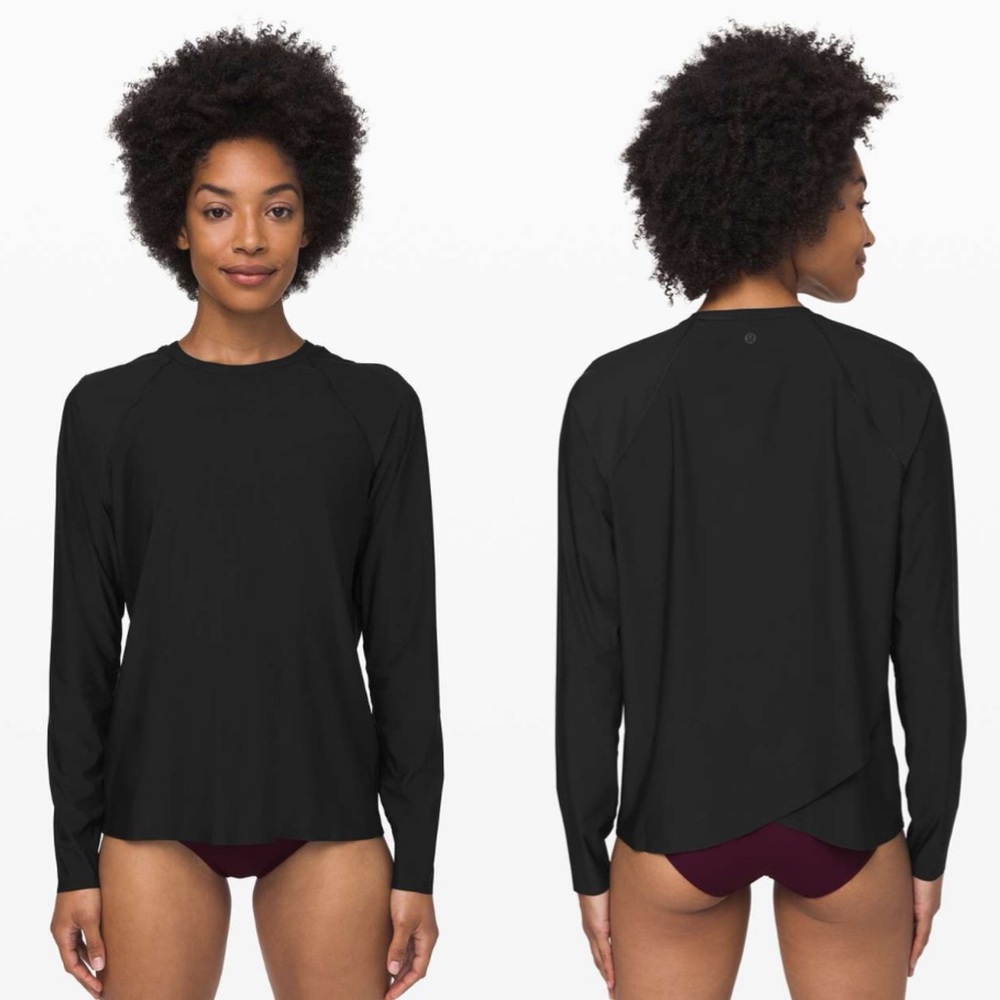 lululemon athletica Black Swim Top
